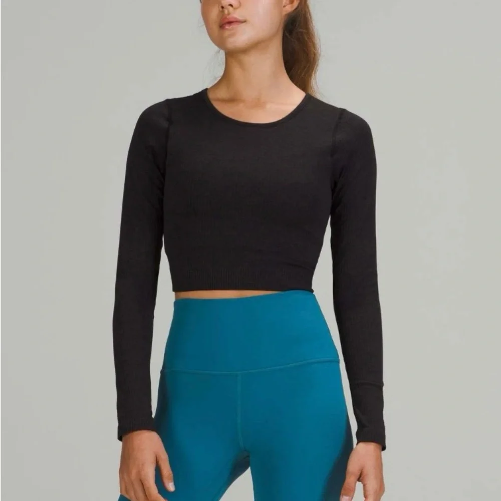 Lululemon Ebb to Street Black Long Sleeve